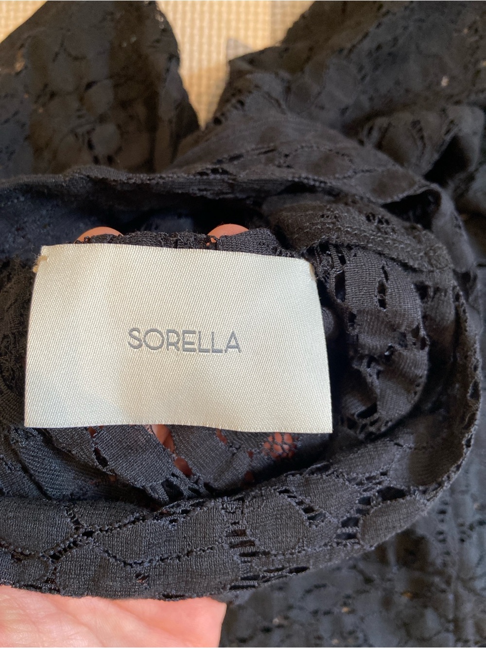 Sorella Black Lace Blouse